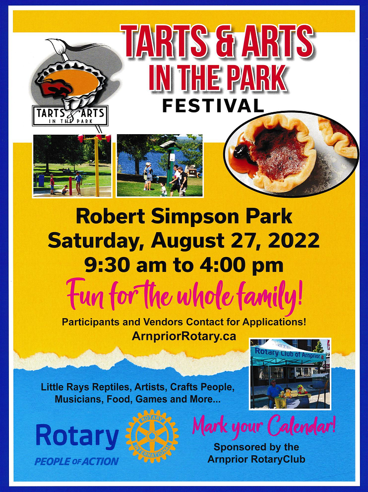 Featured image for Tarts & Arts in the Park Festival