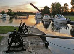 Rideau Canal Waterway in Smiths Falls